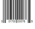 Barcode Image for UPC code 001700000765