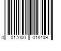 Barcode Image for UPC code 0017000018409