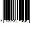 Barcode Image for UPC code 0017000024042