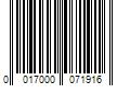 Barcode Image for UPC code 0017000071916