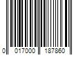 Barcode Image for UPC code 0017000187860