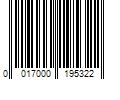 Barcode Image for UPC code 0017000195322