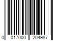 Barcode Image for UPC code 0017000204987