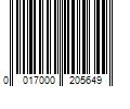 Barcode Image for UPC code 0017000205649