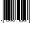 Barcode Image for UPC code 0017000209531