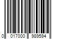 Barcode Image for UPC code 0017000989594