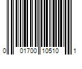 Barcode Image for UPC code 001700105101