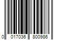 Barcode Image for UPC code 0017036800986