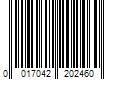 Barcode Image for UPC code 0017042202460