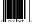 Barcode Image for UPC code 001707000348