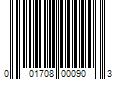 Barcode Image for UPC code 001708000903