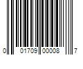 Barcode Image for UPC code 001709000087