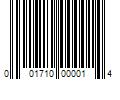 Barcode Image for UPC code 001710000014