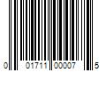 Barcode Image for UPC code 001711000075