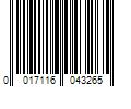 Barcode Image for UPC code 0017116043265