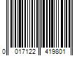 Barcode Image for UPC code 0017122419801