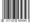 Barcode Image for UPC code 0017123534343