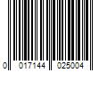 Barcode Image for UPC code 0017144025004