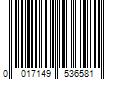 Barcode Image for UPC code 0017149536581