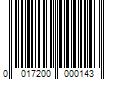 Barcode Image for UPC code 0017200000143