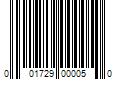 Barcode Image for UPC code 001729000050