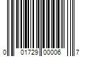 Barcode Image for UPC code 001729000067