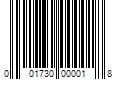 Barcode Image for UPC code 001730000018