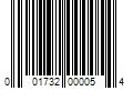 Barcode Image for UPC code 001732000054