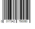 Barcode Image for UPC code 0017342750050