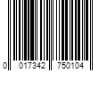 Barcode Image for UPC code 0017342750104