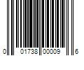 Barcode Image for UPC code 001738000096