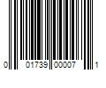 Barcode Image for UPC code 001739000071