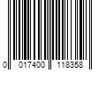 Barcode Image for UPC code 0017400118358