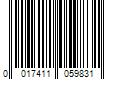 Barcode Image for UPC code 0017411059831