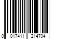 Barcode Image for UPC code 0017411214704