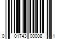 Barcode Image for UPC code 001743000081