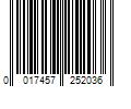 Barcode Image for UPC code 0017457252036