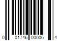 Barcode Image for UPC code 001746000064