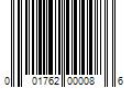 Barcode Image for UPC code 001762000086