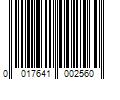 Barcode Image for UPC code 0017641002560