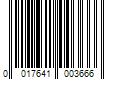 Barcode Image for UPC code 0017641003666