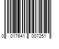 Barcode Image for UPC code 0017641007251