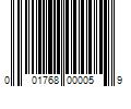 Barcode Image for UPC code 001768000059