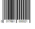 Barcode Image for UPC code 0017681000021