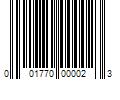 Barcode Image for UPC code 001770000023