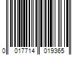 Barcode Image for UPC code 0017714019365