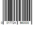 Barcode Image for UPC code 0017724560000