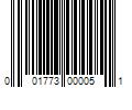 Barcode Image for UPC code 001773000051