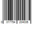 Barcode Image for UPC code 0017754204035