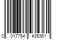 Barcode Image for UPC code 0017754435361